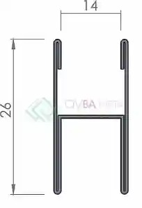 Prefabrik Tavan Mini H Profili